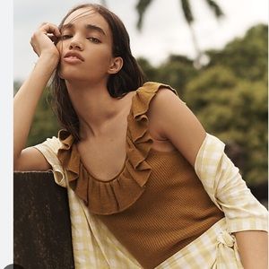 Madewell Ruffle Sweater Tank